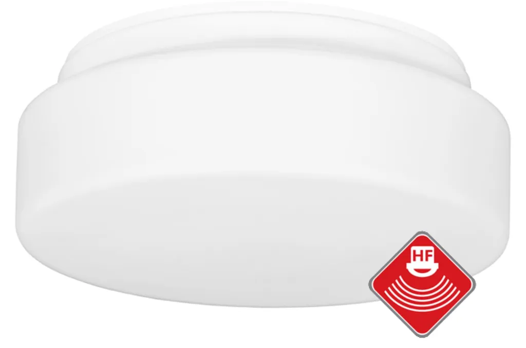 Hublot de plafond avec détecteur de mouvement HF Ecolite E27 IP44 24cm