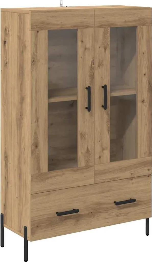 SYFAX™ Credenza Rovere Artigianale 69,5x31x115 cm | Mobile Soggiorno Robusto