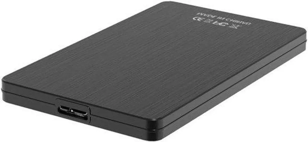 Boîtier disque dur externe 2,5 pouces USB 3.1 noir pour PC portable SATA