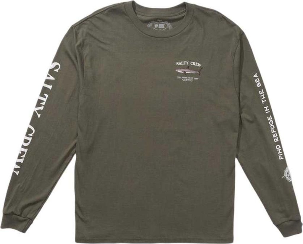 Salty Crew Bruce Langarm-t-shirt Grün M Mann Grün M