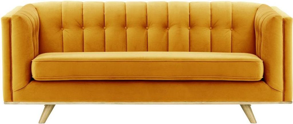 Dreisitzer-Sofa Vicenza-Velluto 8-wax black
