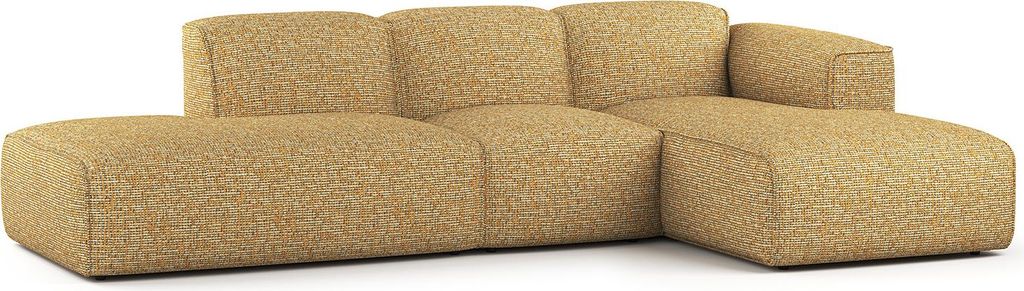 home24 Ecksofa mit Chaiselongue