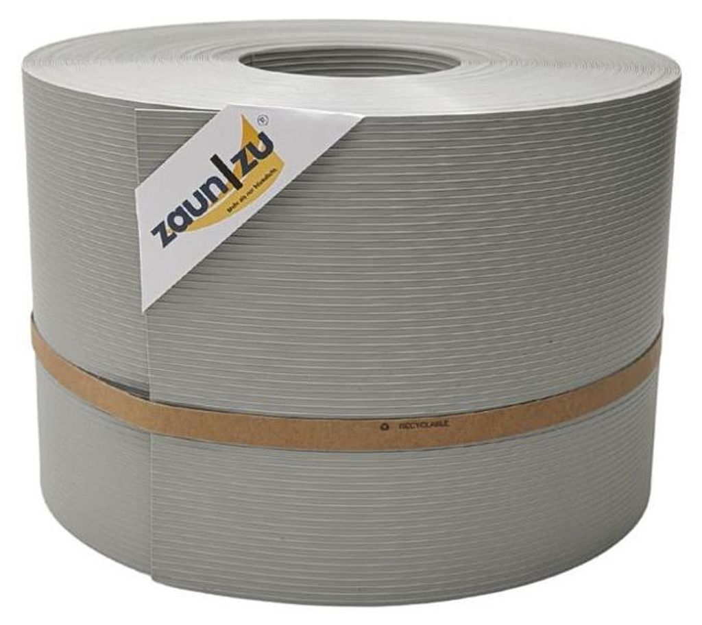 Sichtschutzstreifen zaun|zu RILLE 50m Rolle PP Zaunblende Produktbild 