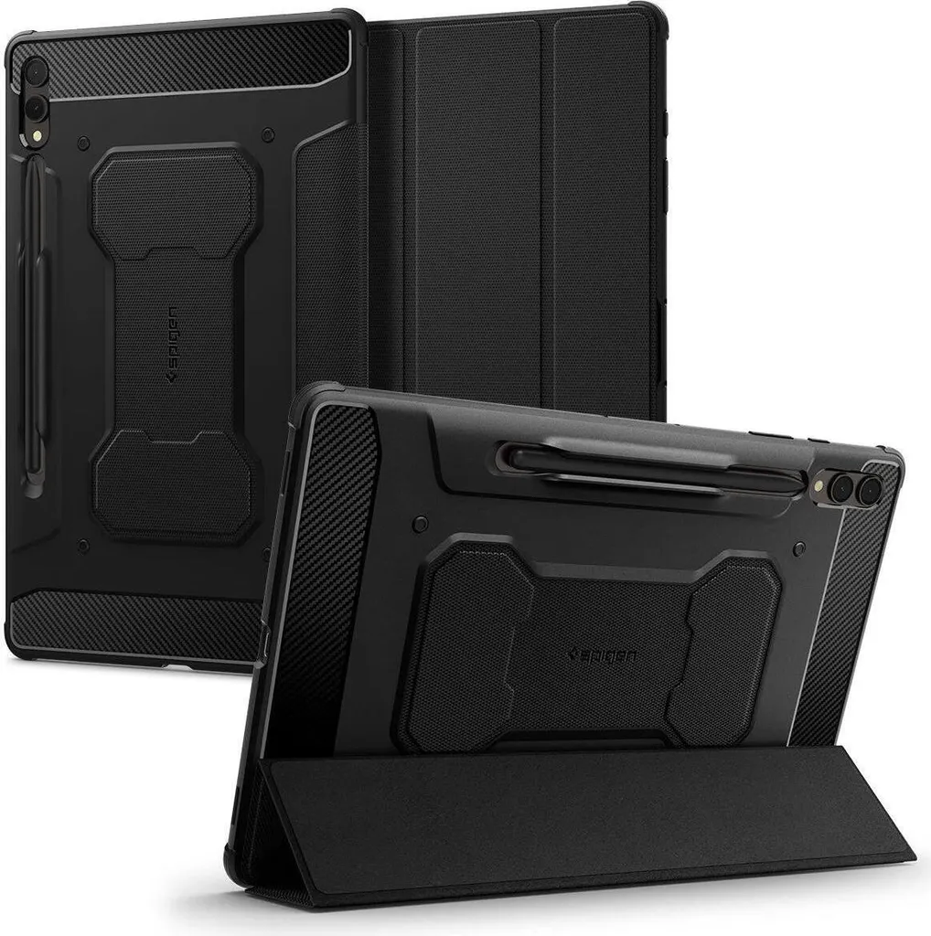 Étui de Protection Tablette 12.4 Pouces Spigen Rugged Armor Pro Noir