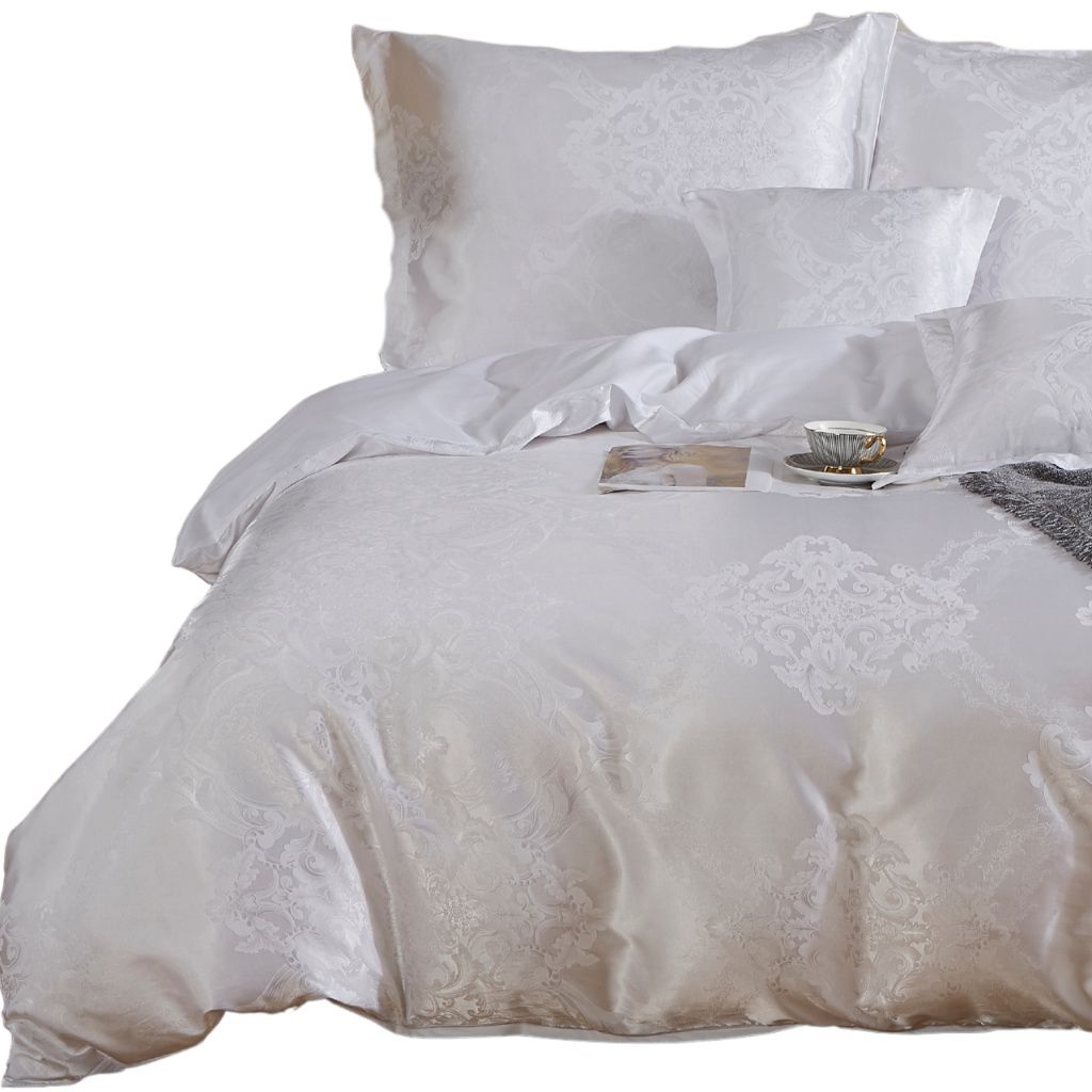 Bettwäsche 220X200, Baumwolle, Satin-Bettwäsche, Kissenbezüge 70X80, Kissenbezüge 40X40