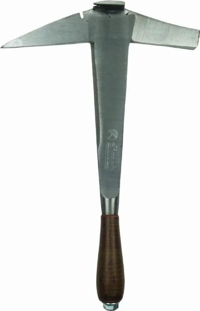 Marteau de couvreur de type ardoisier pour gaucher avec manche cuir