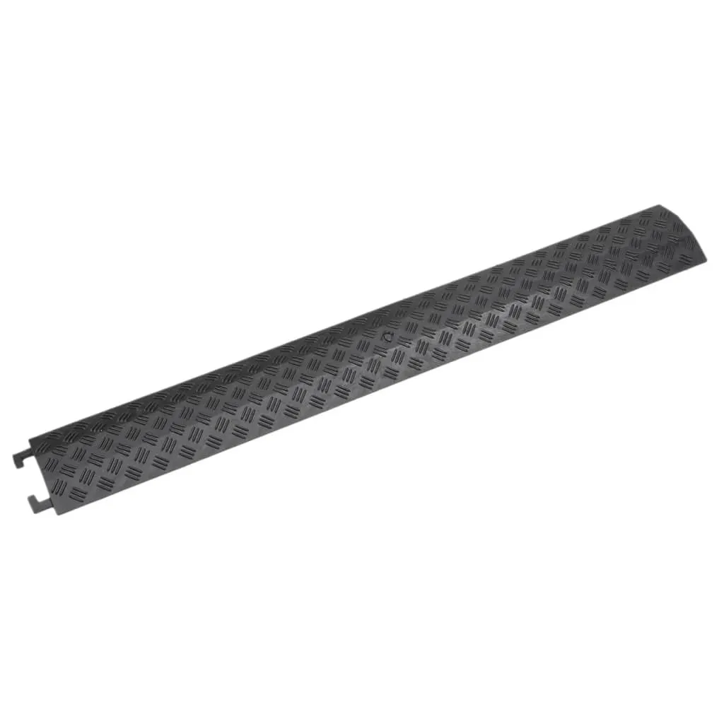 Protège-Câbles Robustes 98,5 cm Noir Lot de 2 avec Miroir de Sécurité