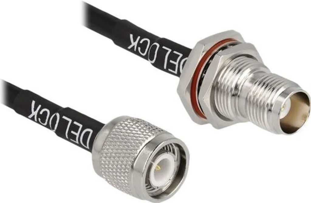 Câble d'antenne DELOCK TNC Mâle vers TNC Femelle RG-58 de 60 cm
