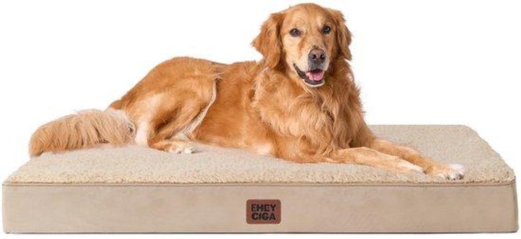 Präzises Hunderest für große Hunde XL, 112x81x9cm, waschbares Hundekuschelkissen, Hundefirst für die Bank, Feldgrau