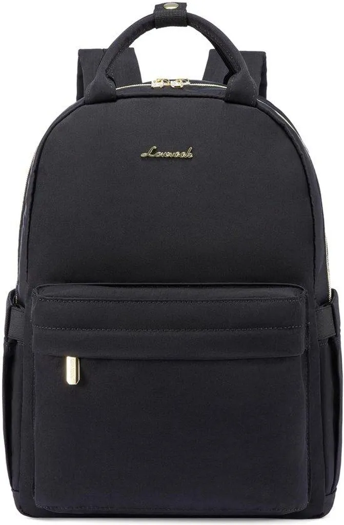 Sac à dos femme ordinateur anti-pluie noir contre le mal de dos 13"