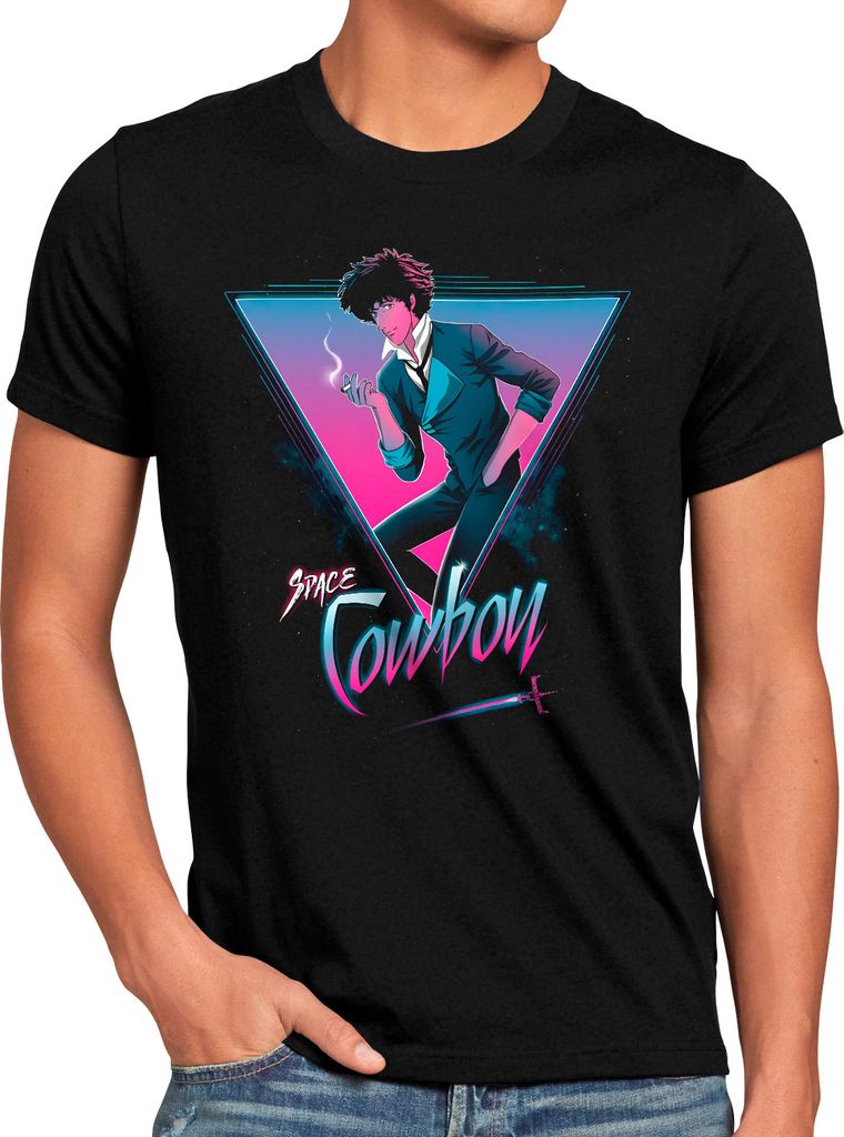 style3 Cowboy in Space Herren T-Shirt bebop anime manga swordfish