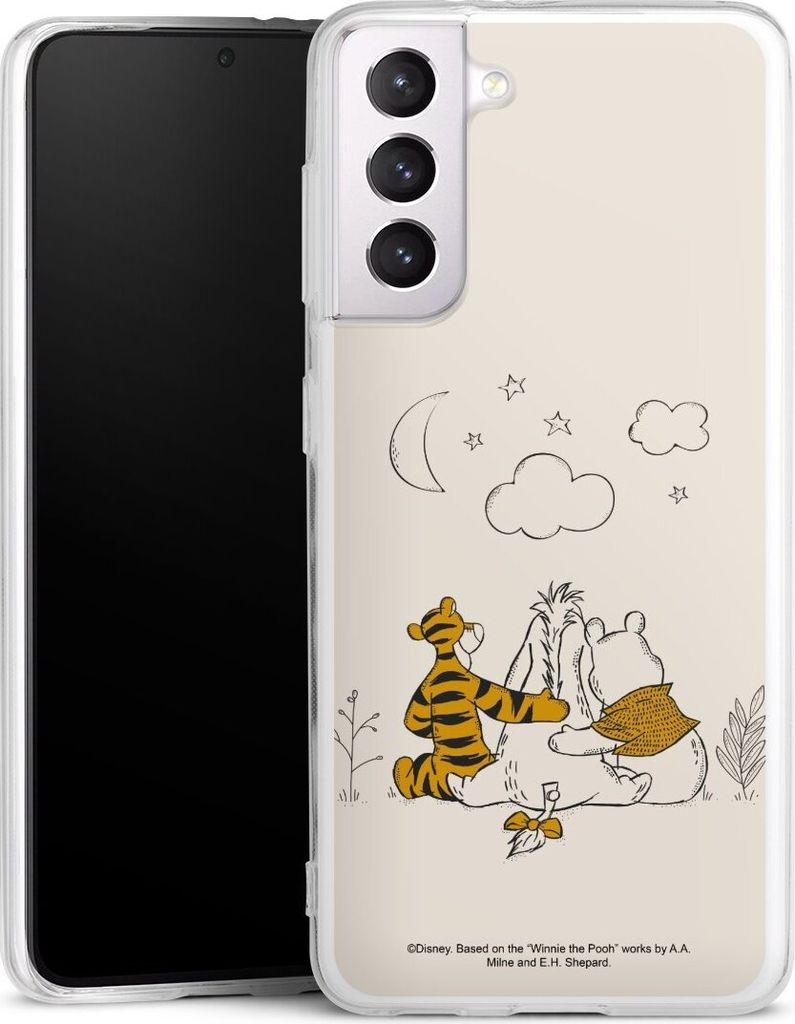 DeinDesign Handyhülle für Samsung Galaxy S21 5G Silikon Hülle Case Smartphone Schutzhülle Disney Offizielles Lizenzprodukt Winnie Puuh
