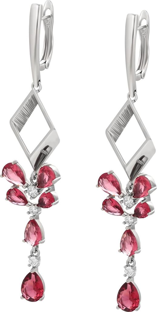 joella damen ohrringe - rosa, one size