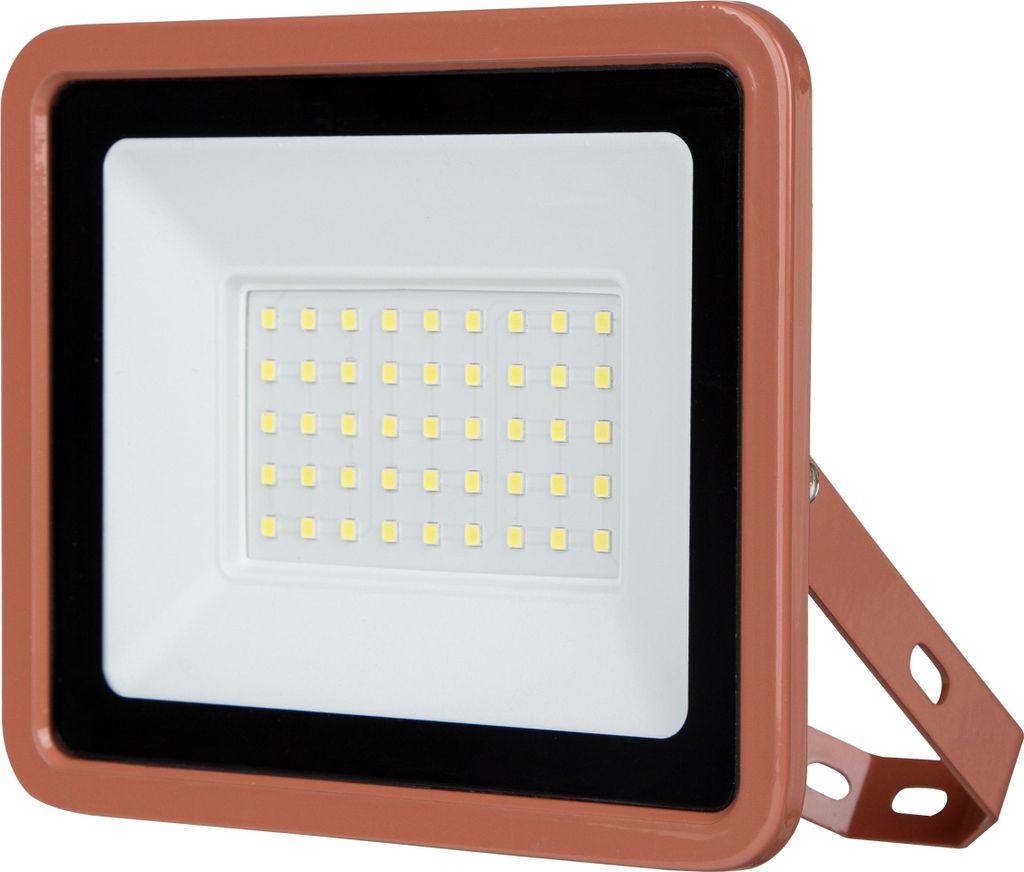 REV LED-Fluter Eco+, 30W, 6500K, 2550lm, kaltweiß, IP65, terracotta