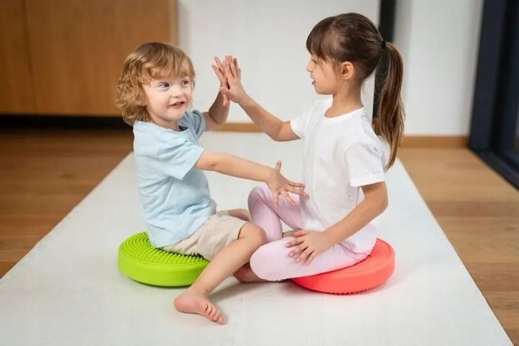 Oreiller sensoriel Tullo Fizjo Vert : Coussin de massage thérapeutique - 5