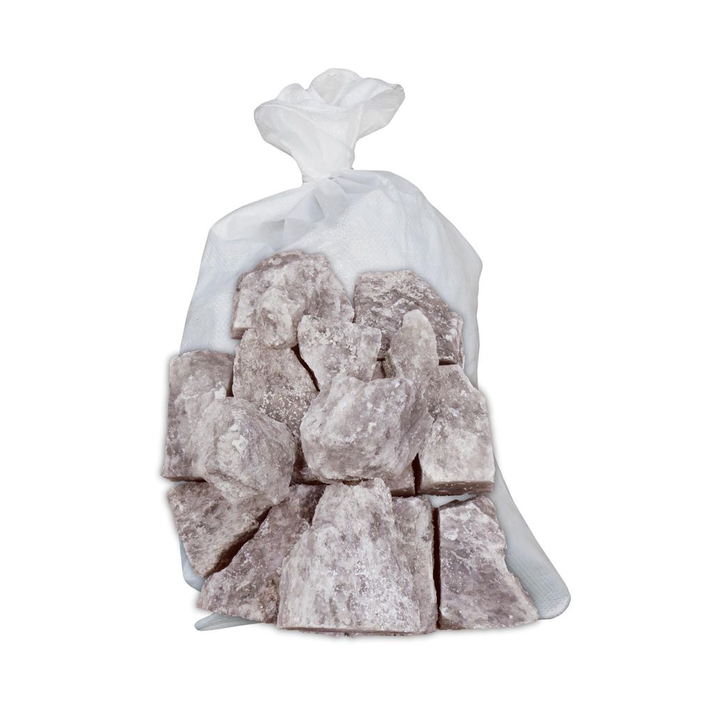 Salzlecksteine – 100% naturbelassenes Steinsalz: Natürliche Salzquelle für Rinder, Schafe, Ziegen, Pferde und Wildtiere 25kg Sack