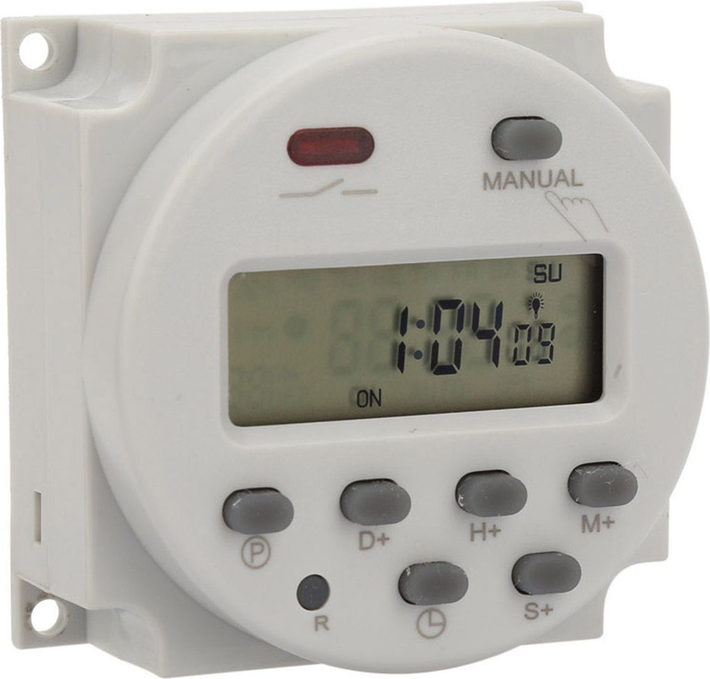 Kleiner 7-Tage Digital-Timer – Programmierbarer Schalter Produktbild 