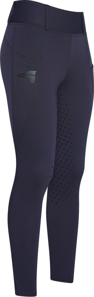 Easy Rider by Euro-Star Winter Reitleggings Damen ERDon FullGrip black, Größe:38