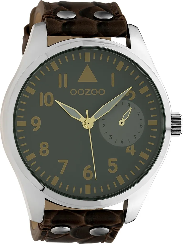 Orologio Oozoo UOC10327 - Movimento Quarzo e Vera Pelle Marrone