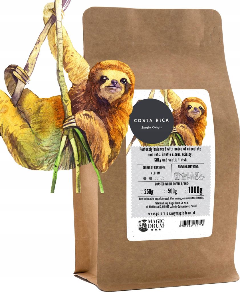 KAFELOV | Gemahlener Kaffee Costa Rica - 250g - frisch geröstet - schokoladig und nussig