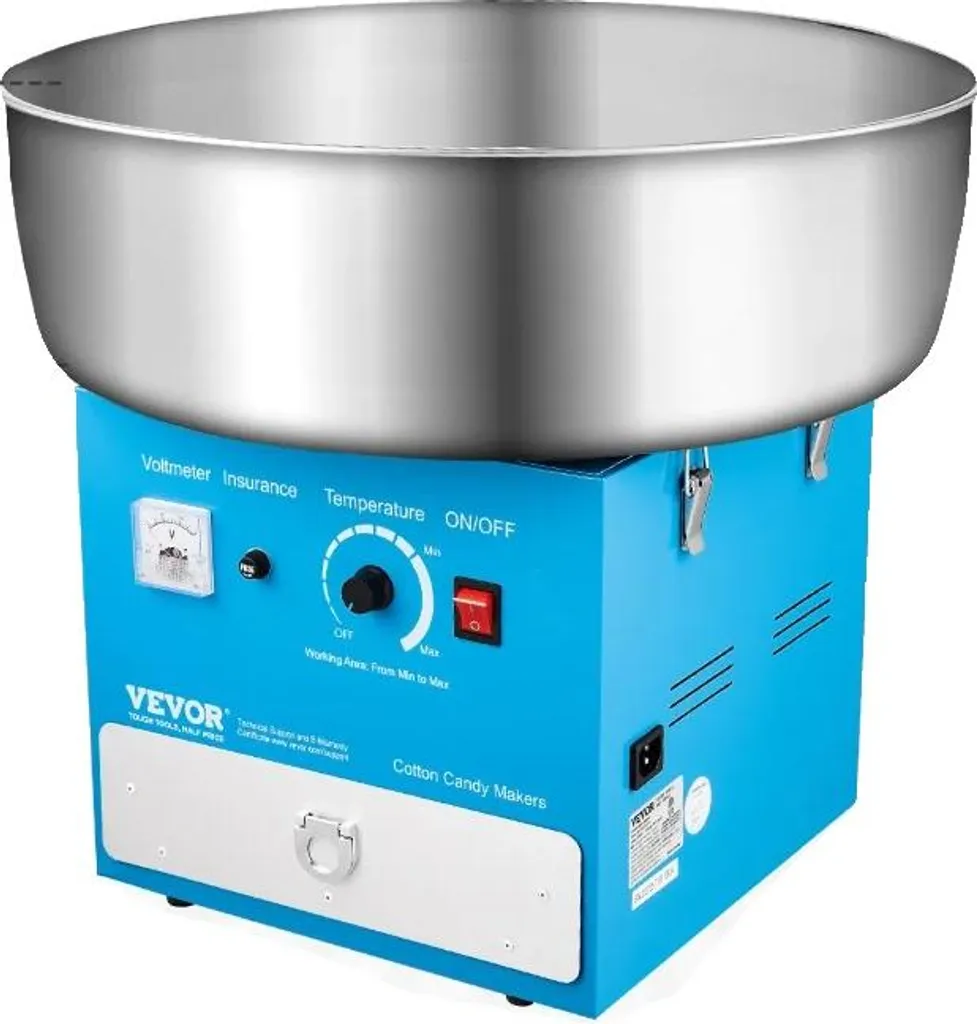 Machine à barbe à papa à température réglable pour ne pas brûler