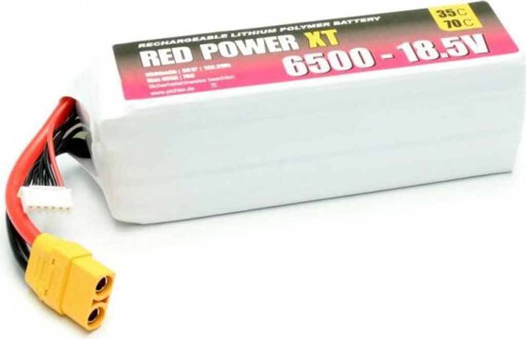 LiPo Akku RED POWER XT 6500 - 18,5V