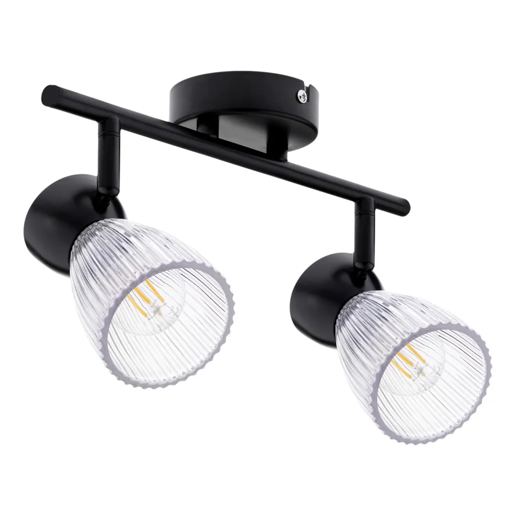 Milagro Best Lampada Soffitto Nera 2 Luci | Prezzo e Scheda Tecnica