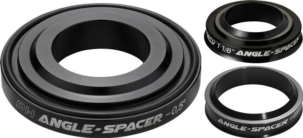 Entretoise pour casque Reverse DH Angle 1 1/8'' Argent pour Pilotage DH
