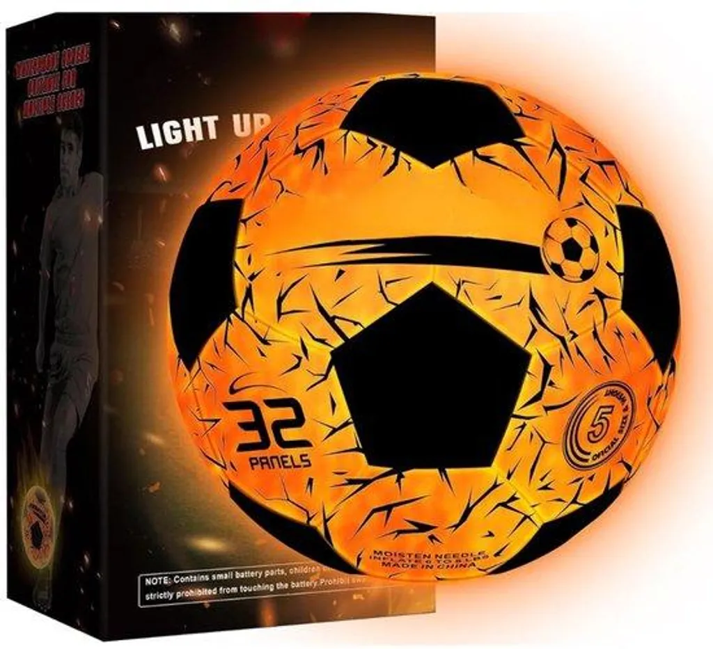 Veilleuse orange pour aider l'enfant à s'endormir - Sphère LED 5 cm