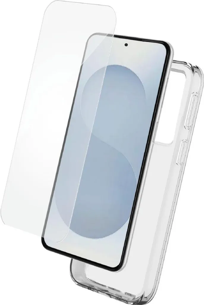 Kit Protection Galaxy S25 Edge GRS avec Coque Silicone et Verre Trempé