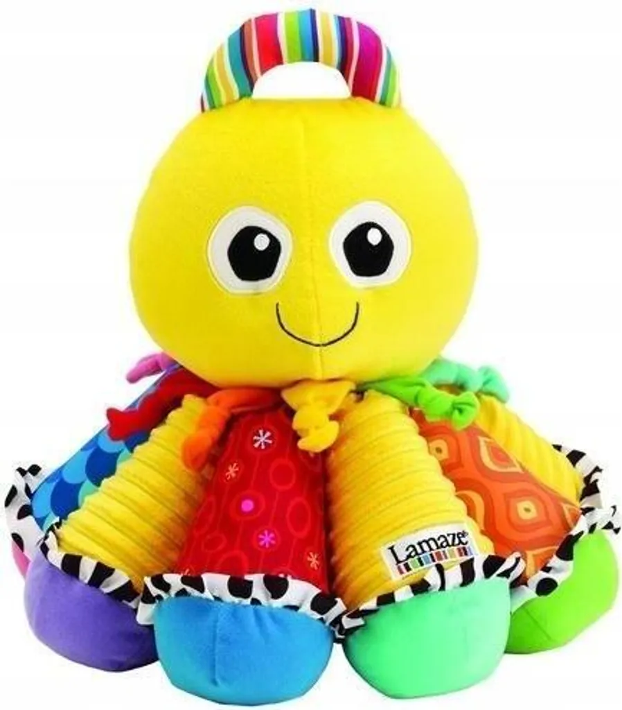 Peluche musicale pour bébé Lamaze Octopus grand modèle en tissu doux