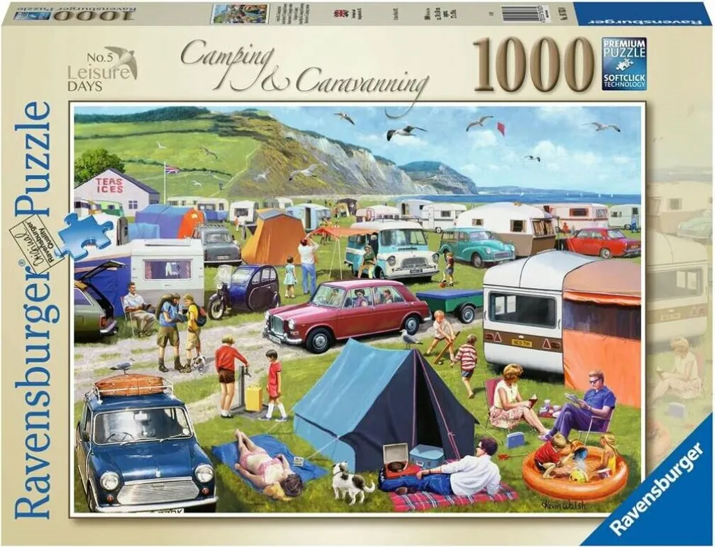 Occupez vos soirées avec le Puzzle Ravensburger Camping 1000 pièces 2D