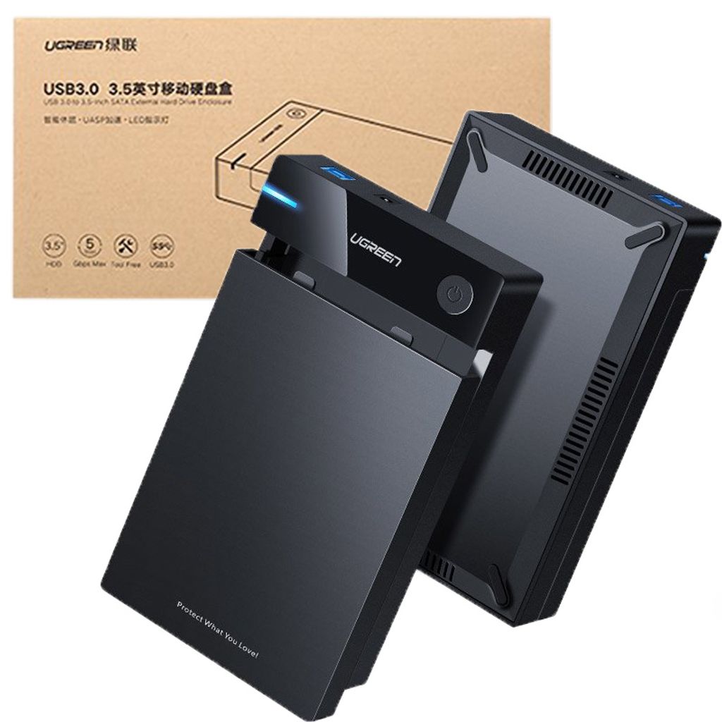 UGREEN Externý kryt pevného disku pre 3,5-Zoll-SATA Obrázok produktu 1