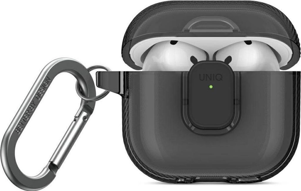 Uniq Glase Pro Do Airpods 4 - Czarne