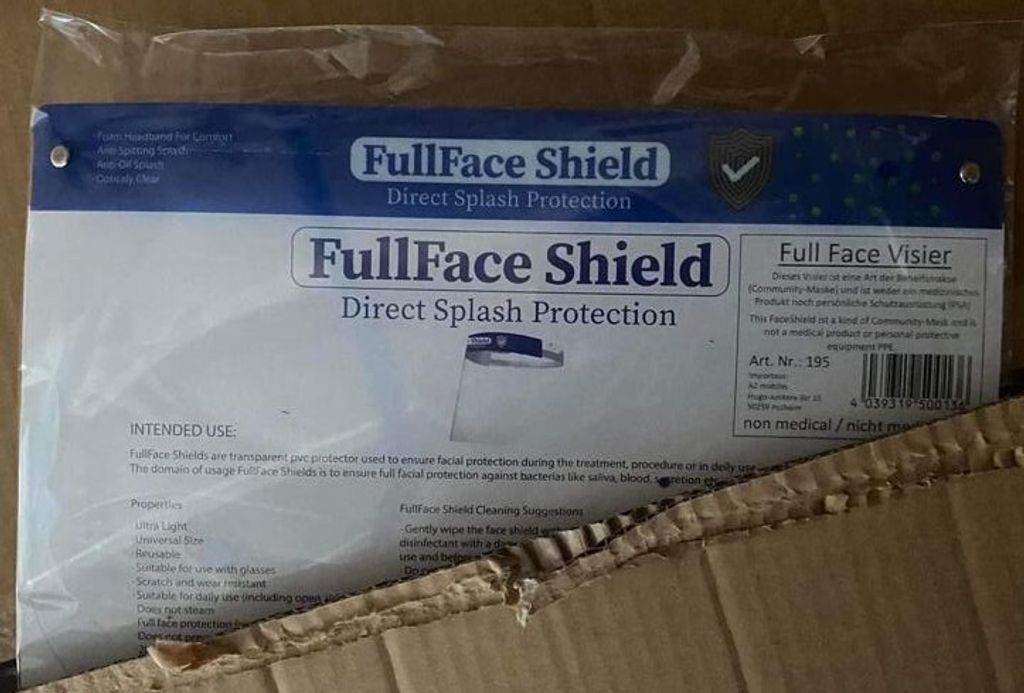 Face shield (Schutzvisier) - Protectiv Isolation Mask Produktbild 4