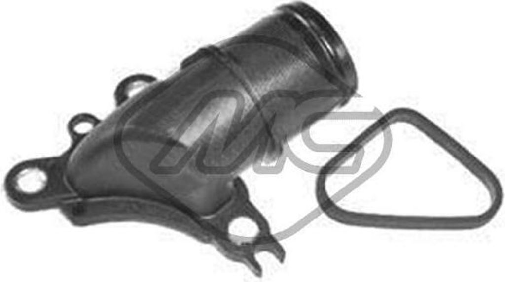 Metalcaucho 3924 Kühlmittelflansch OE 4431217 kompatibel mit Trafic, Megane, Laguna, Espace, Vivaro, Primastar