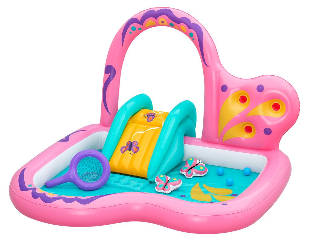 Bestway® Wasserspielcenter Schmetterling 180 x 180 x 117 cm Produktbild 