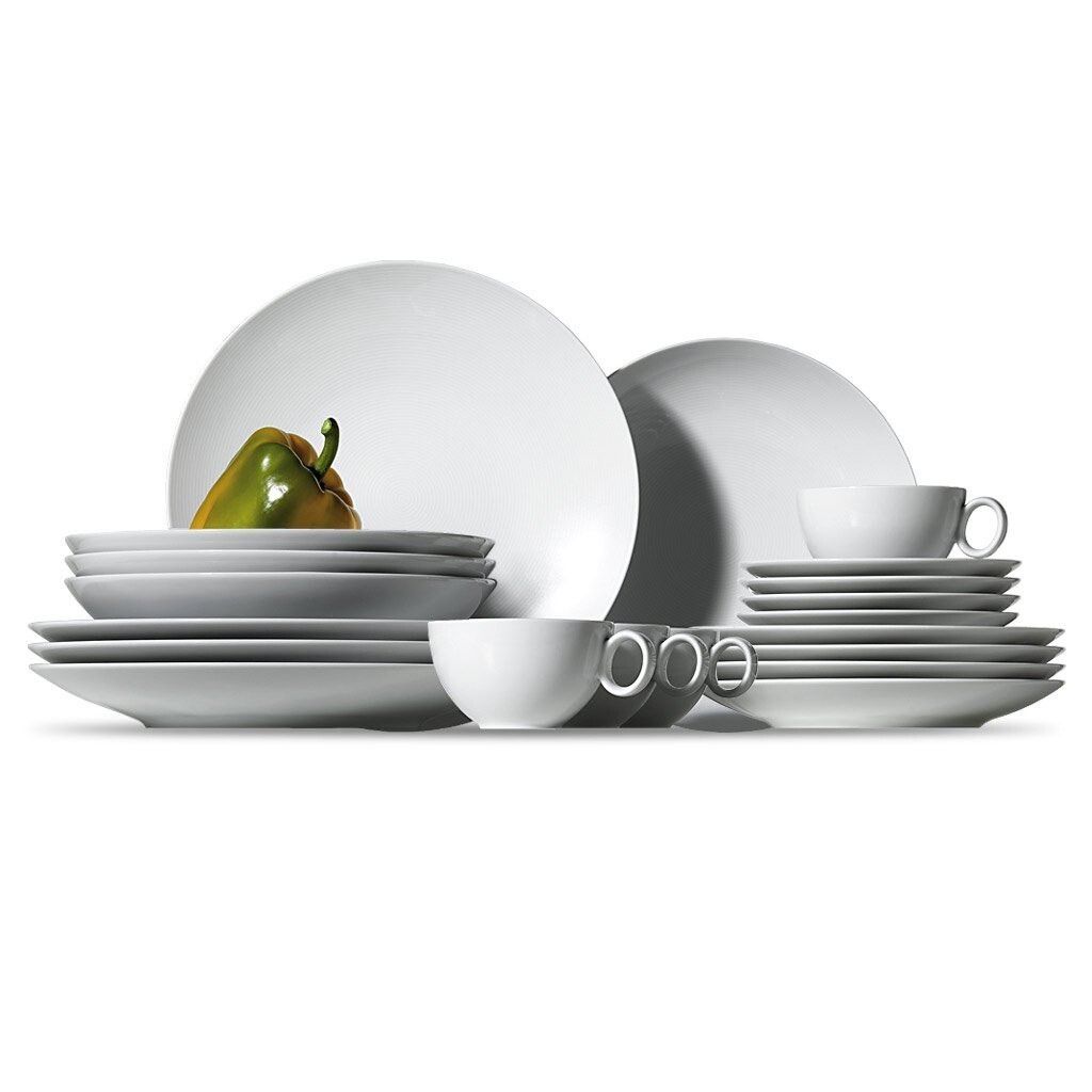Set 20-tlg. mit Teetassen - Loft by Rosenthal Weiß - Thomas - 11900-800001-18844