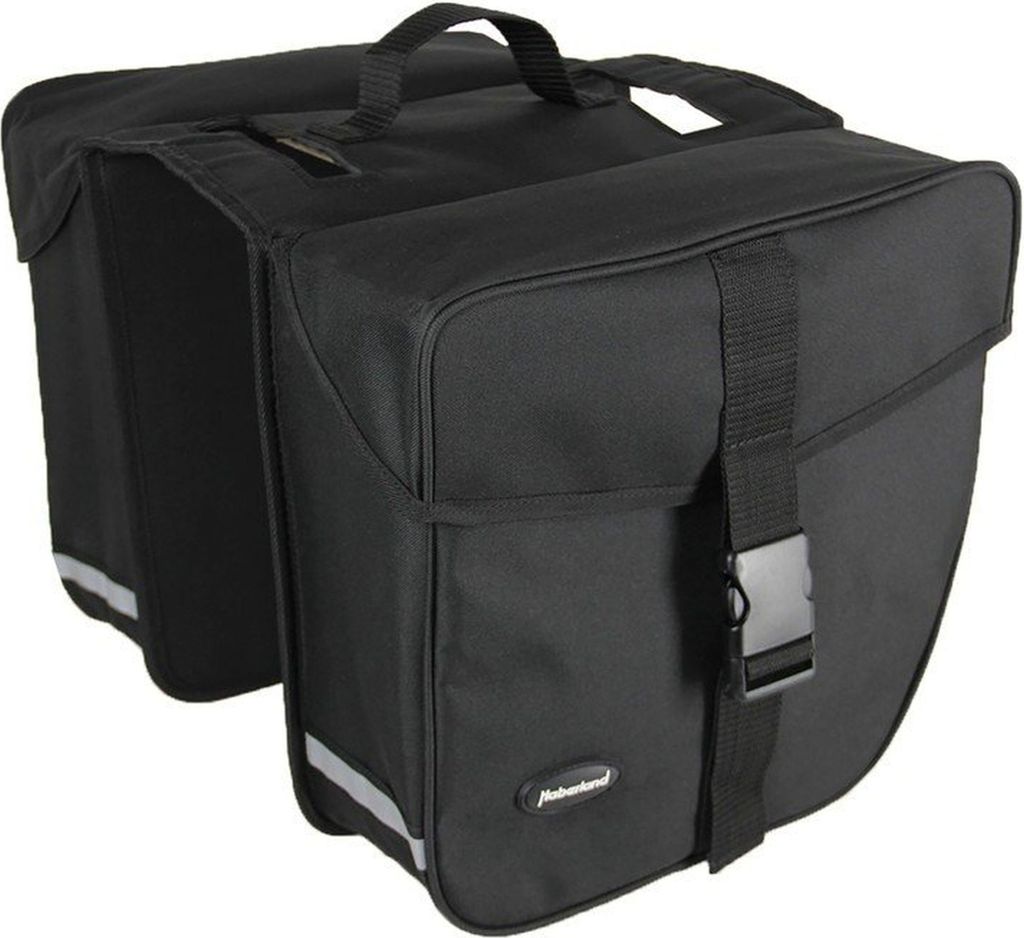 Haberland Doppeltasche E-Bike M schwarz, 31x31x12cm, 25ltr Produktbild 