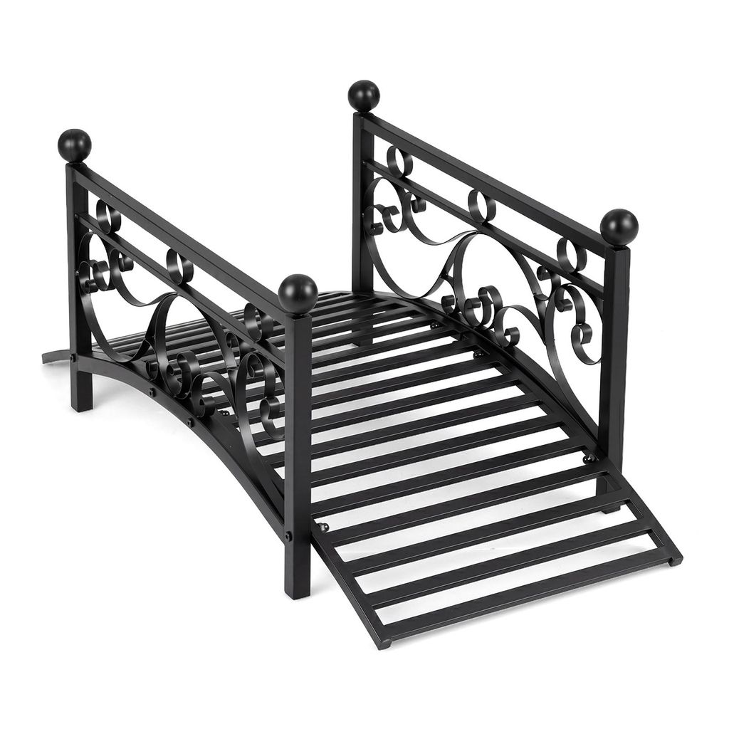 Mostek ogrodowy COSTWAY o szerokości 101,5 cm, metalowy, do Zdjęcie produktu 