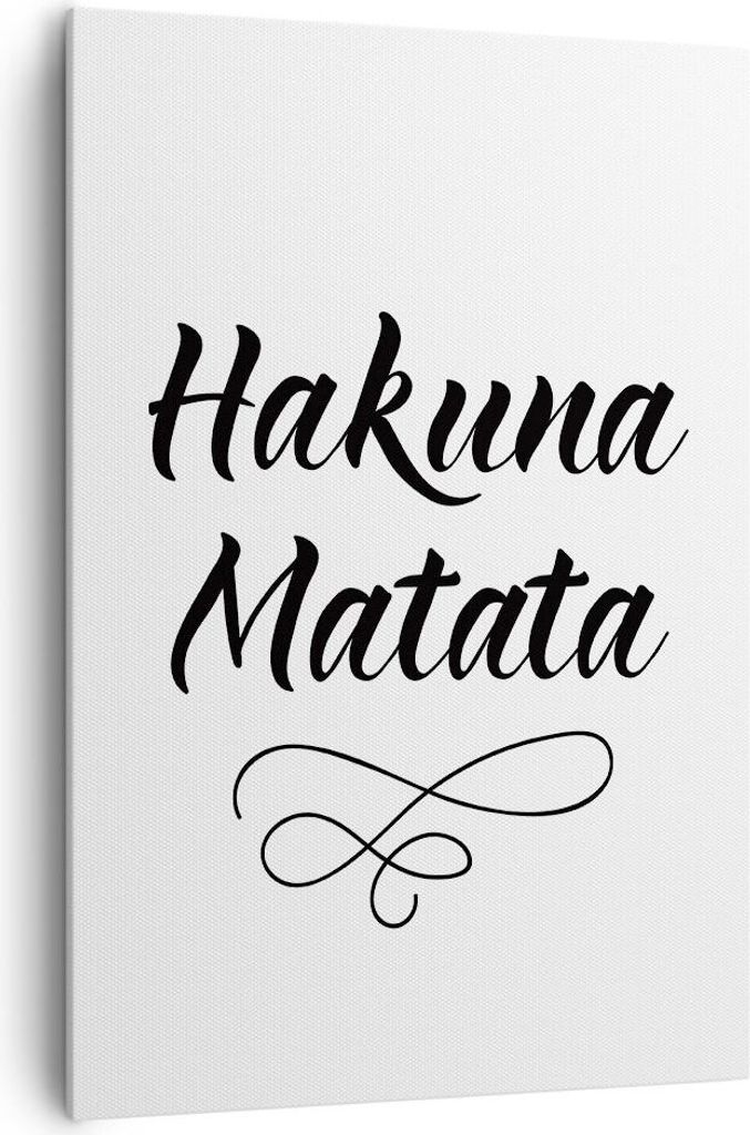 Bild auf Leinwand - Leinwandbild - Einteilig - Hakuna Mama Maxim - 70x100cm - Wand Bild - Wanddeko - Wandbilder - Leinwanddruck - Wanddekoration - ...