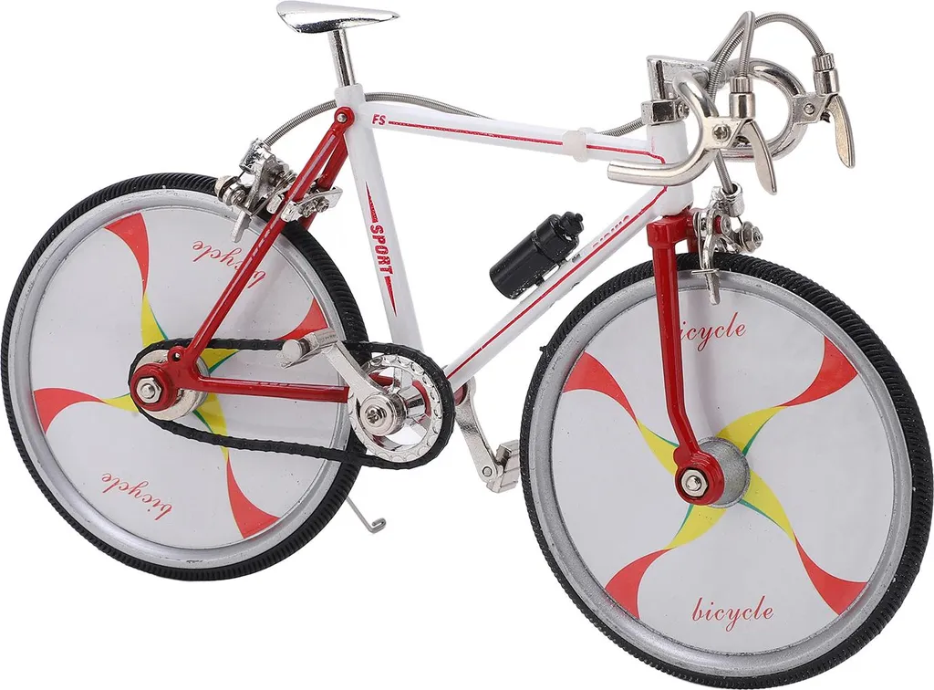Vélo miniature de collection en alliage, modèle réduit haute simulation - 3