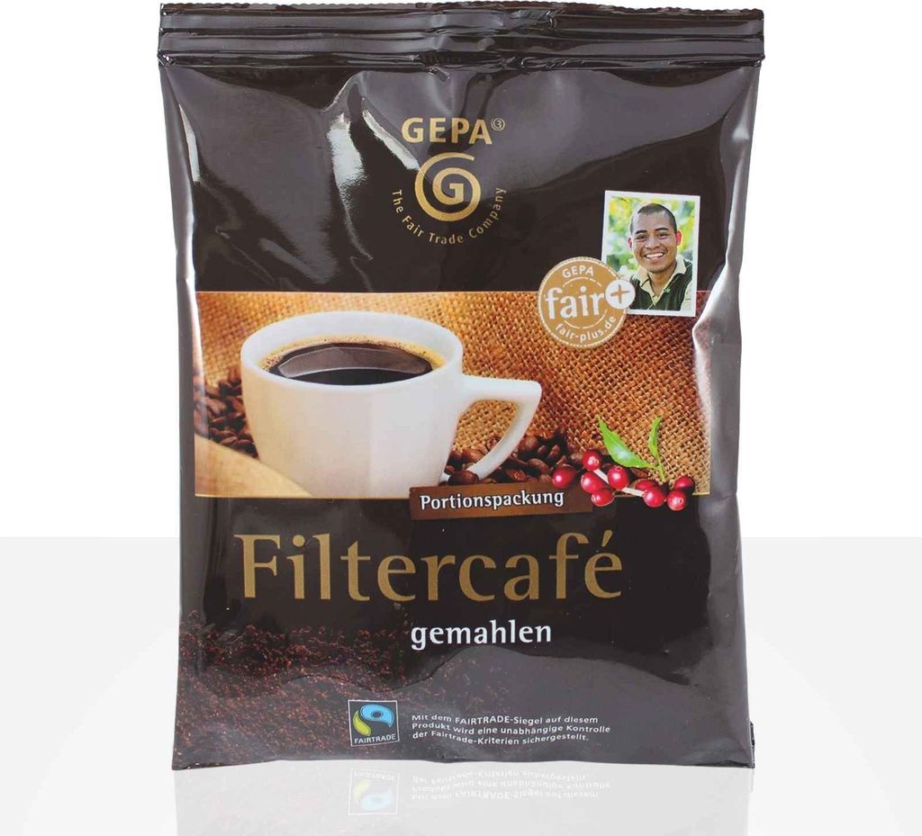 Gepa Filtercafé Portionsbeutel 60 x 60g gemahlener Kaffee