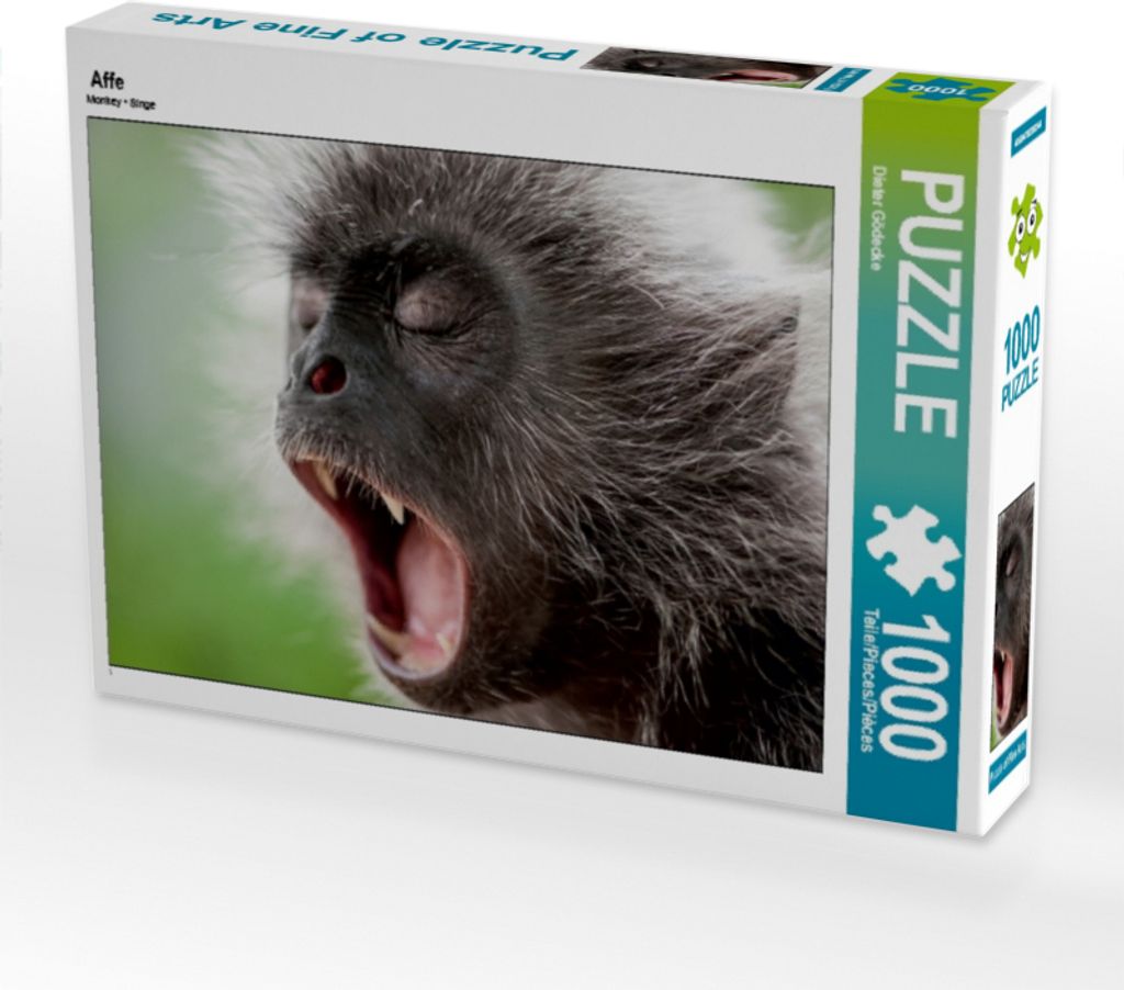 Calvendo Affe 1000 Teile Puzzle quer 640x480mm, Gödecke Dieter; 7403886