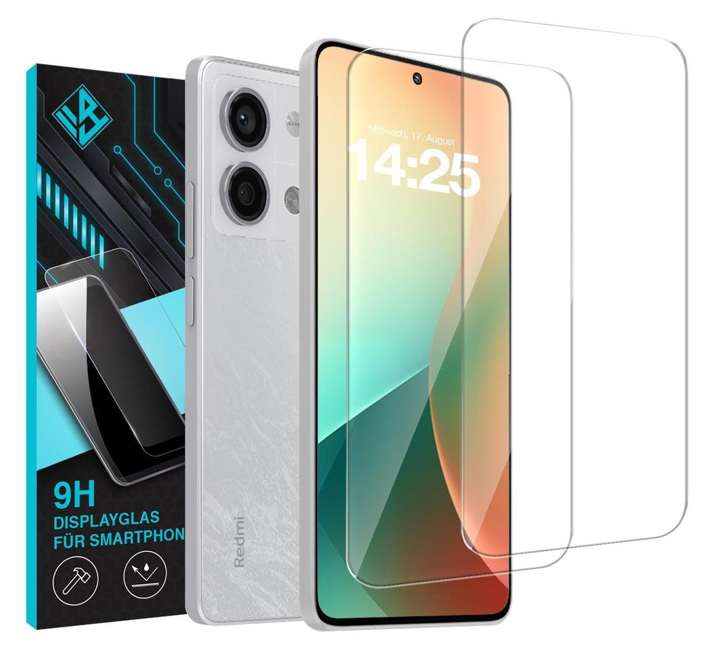 2x 9H Schutzglas Displayschutzfolie für Xiaomi Redmi Note Produktbild 