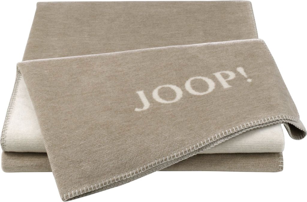 JOOP! Plaid  MELANGE-Doubleface Farbe Sand-Natur Größe 150 Produktbild 