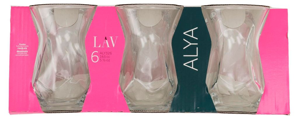 LAV 6-częściowy zestaw szklanek do herbaty "Seria Alya", Zdjęcie produktu 