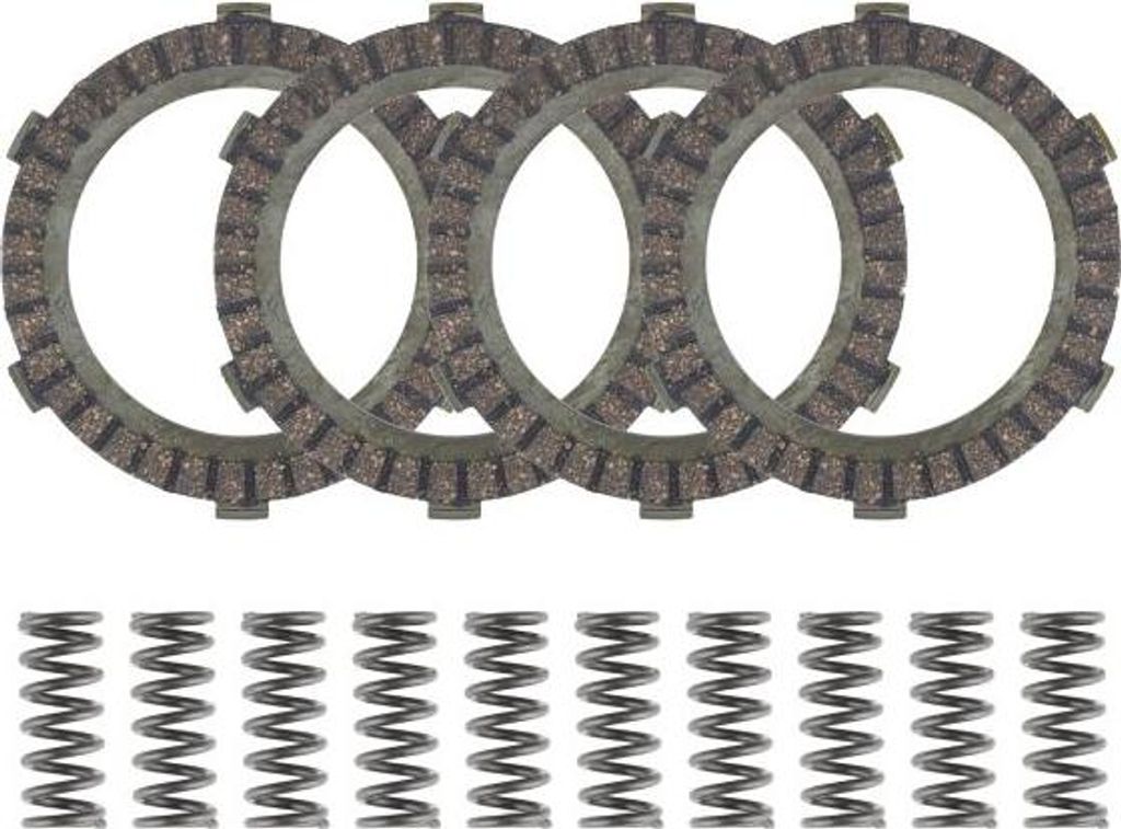 Kupplungslamellen + Kupplungsfedern Set für Zündapp C ZD CS Hai ZX ZL ZS GTS KS R RS 50