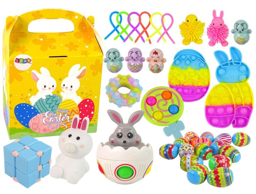 Ostern Zappelspielzeug Ostereier Dekorationsset Produktbild 