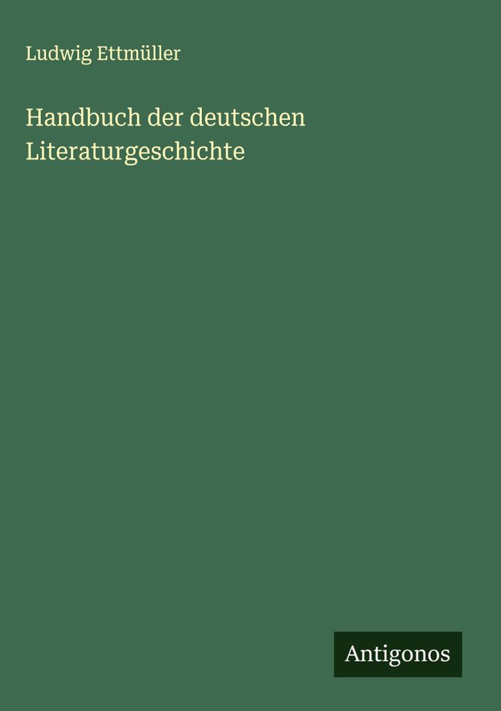 Handbuch der deutschen Literaturgeschichte